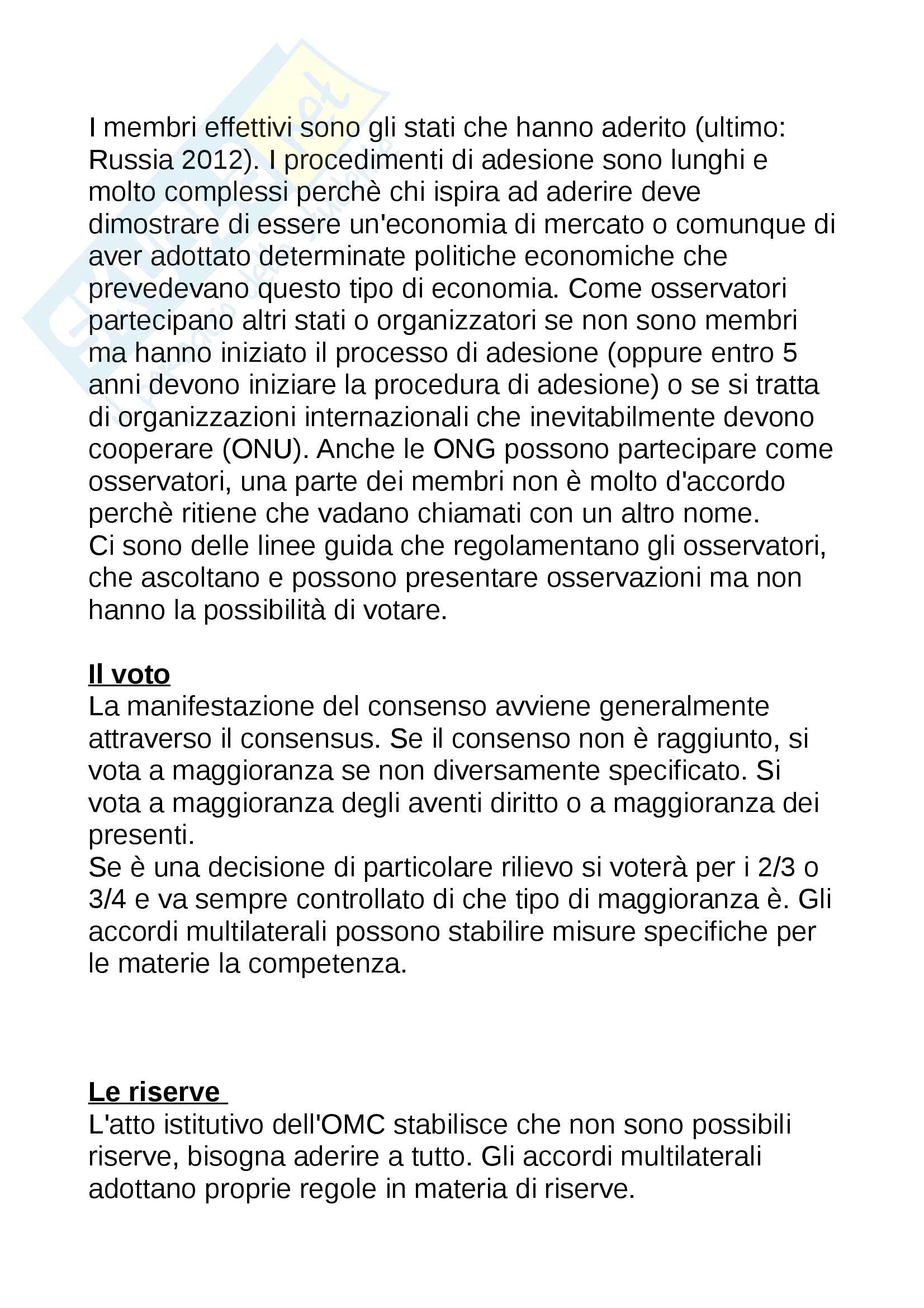 Appunti di Diritto del commercio internazionale Pag. 11