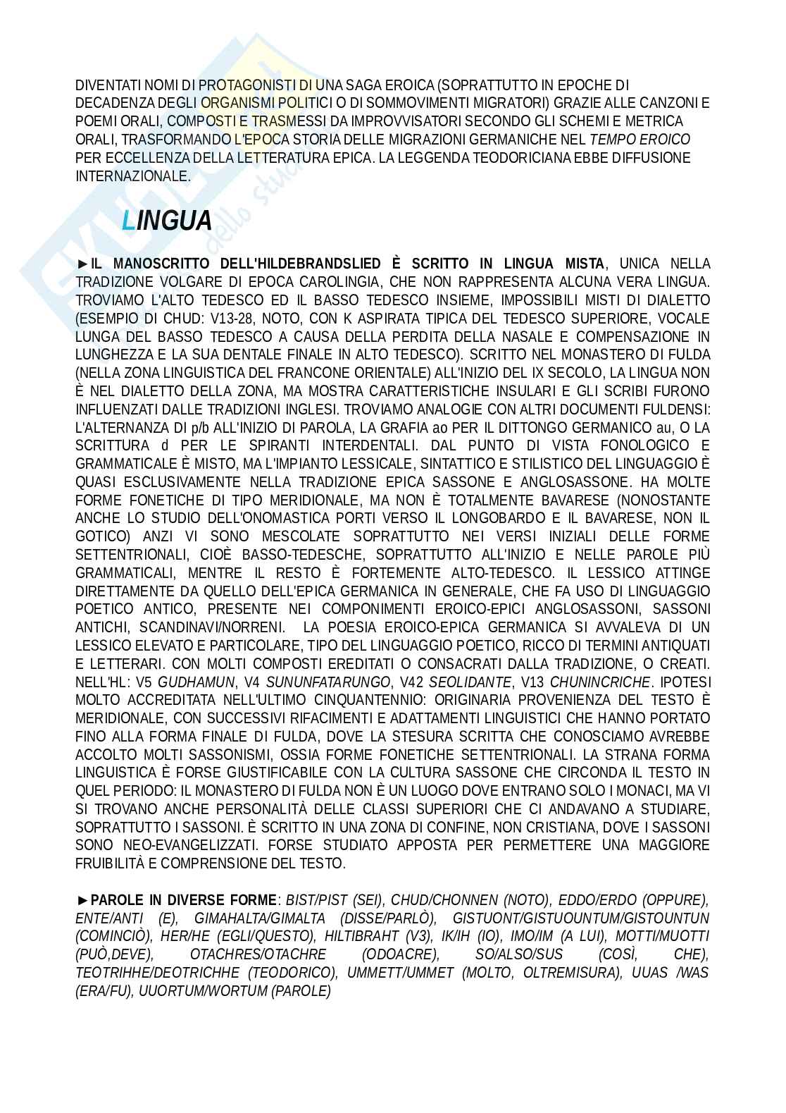 Appunti del corso di Filologia germanica Pag. 11