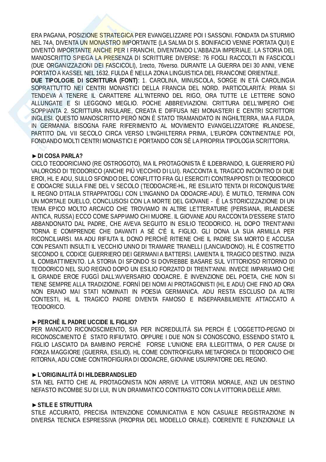Appunti del corso di Filologia germanica Pag. 6