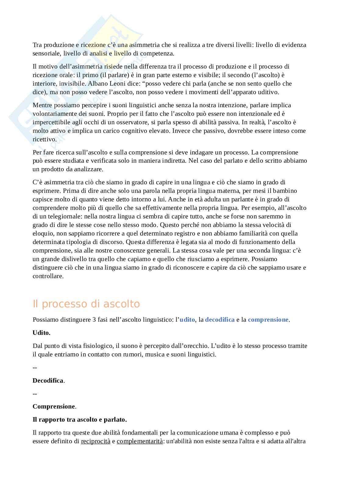 Riassunto esame Didattica delle lingue moderne, Prof. Bonvino Elisabetta, libro consigliato Agire in L2, Bonvino Pag. 16