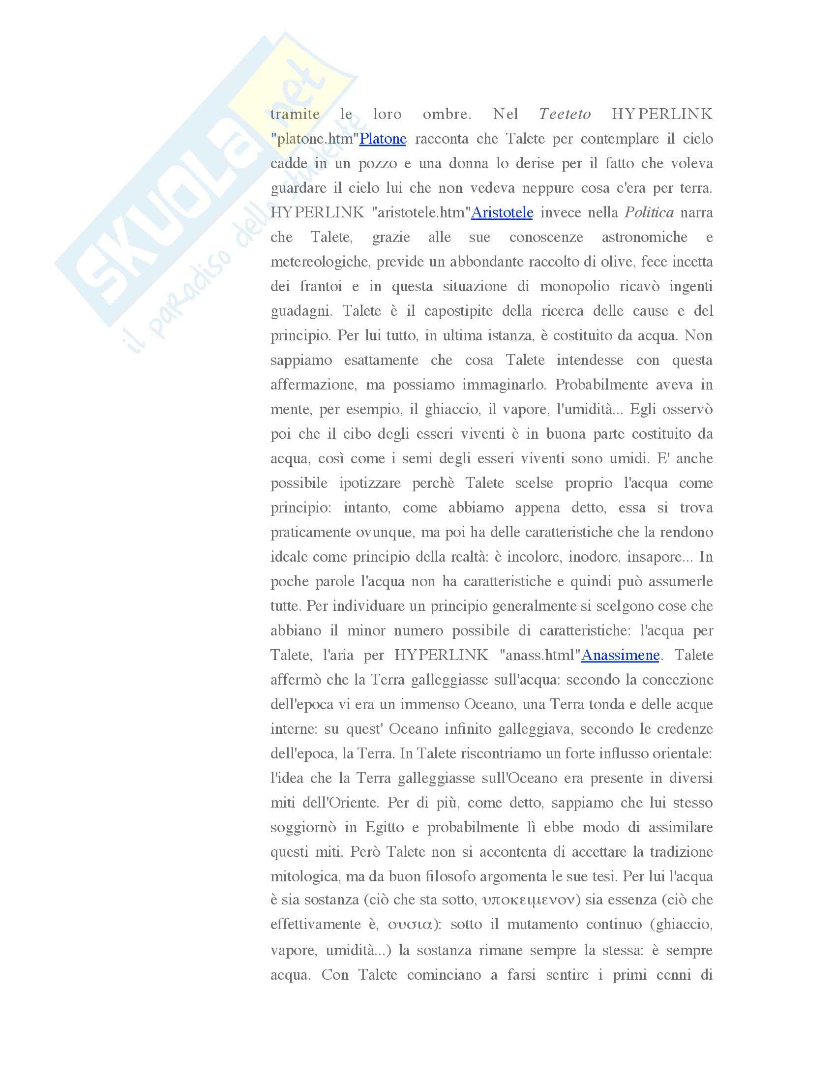 Filosofia antica - Appunti Pag. 2
