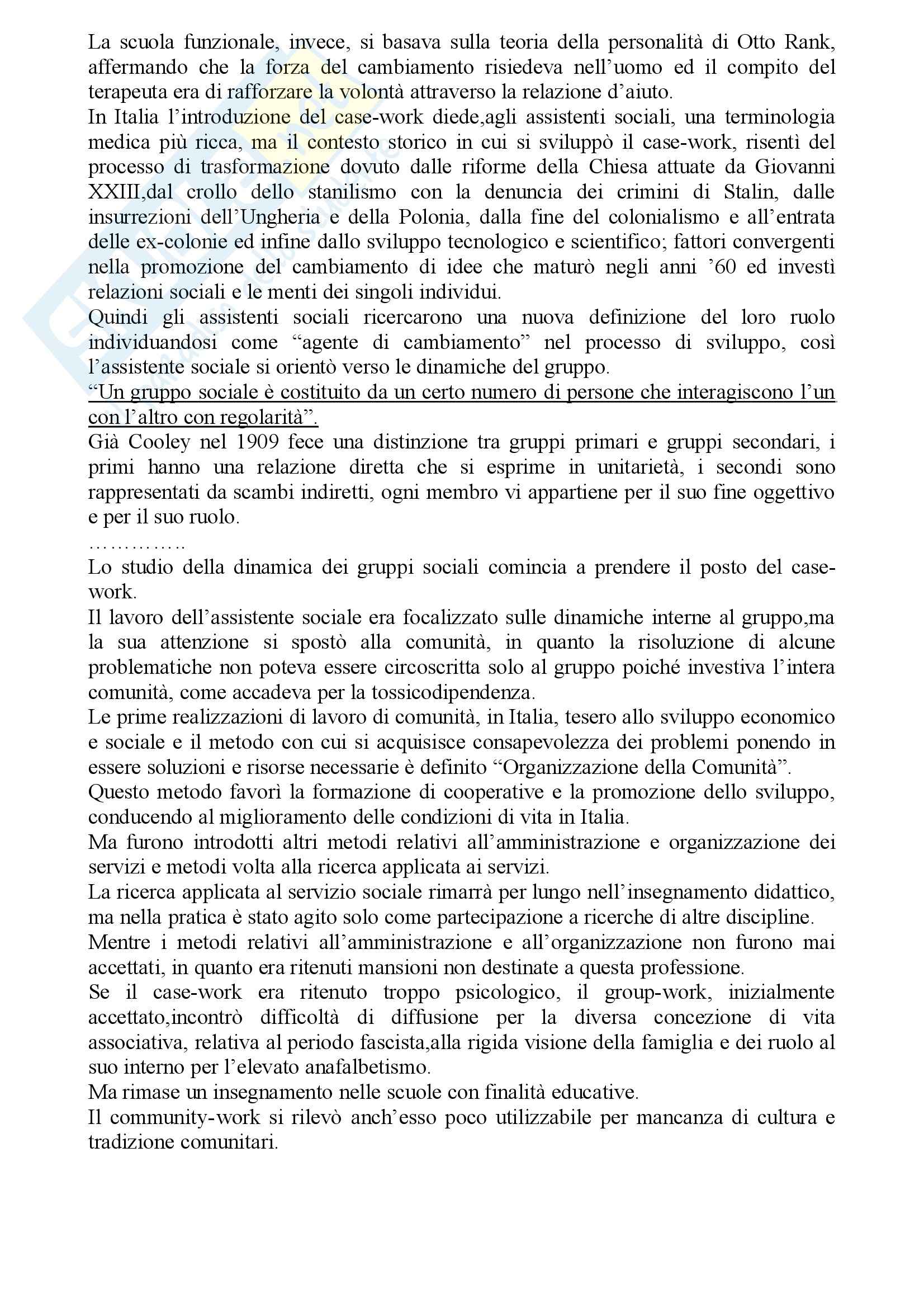 Metodi E Tecniche Del Servizio Sociale