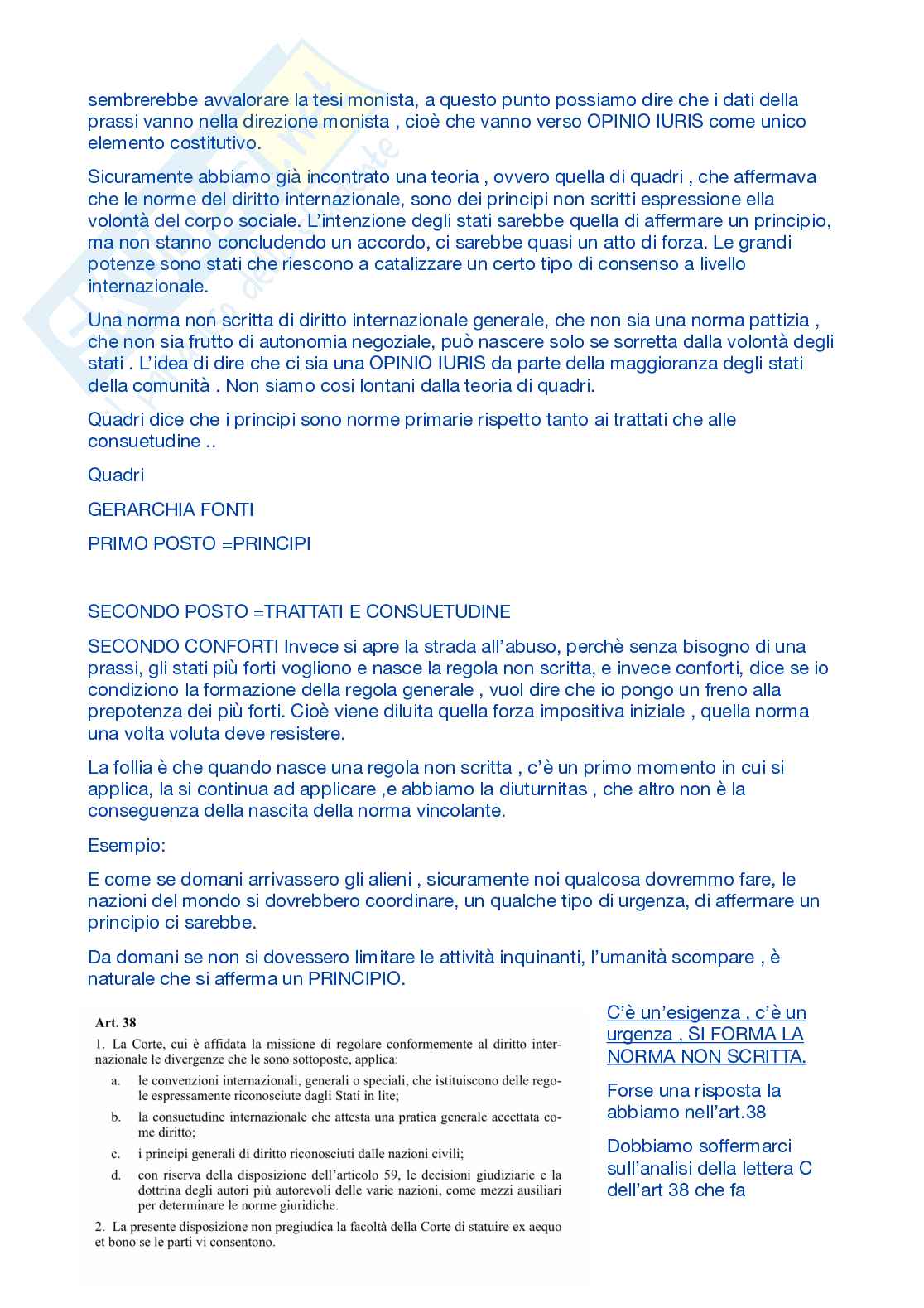 Appunti corso completo Diritto internazionale Pag. 16