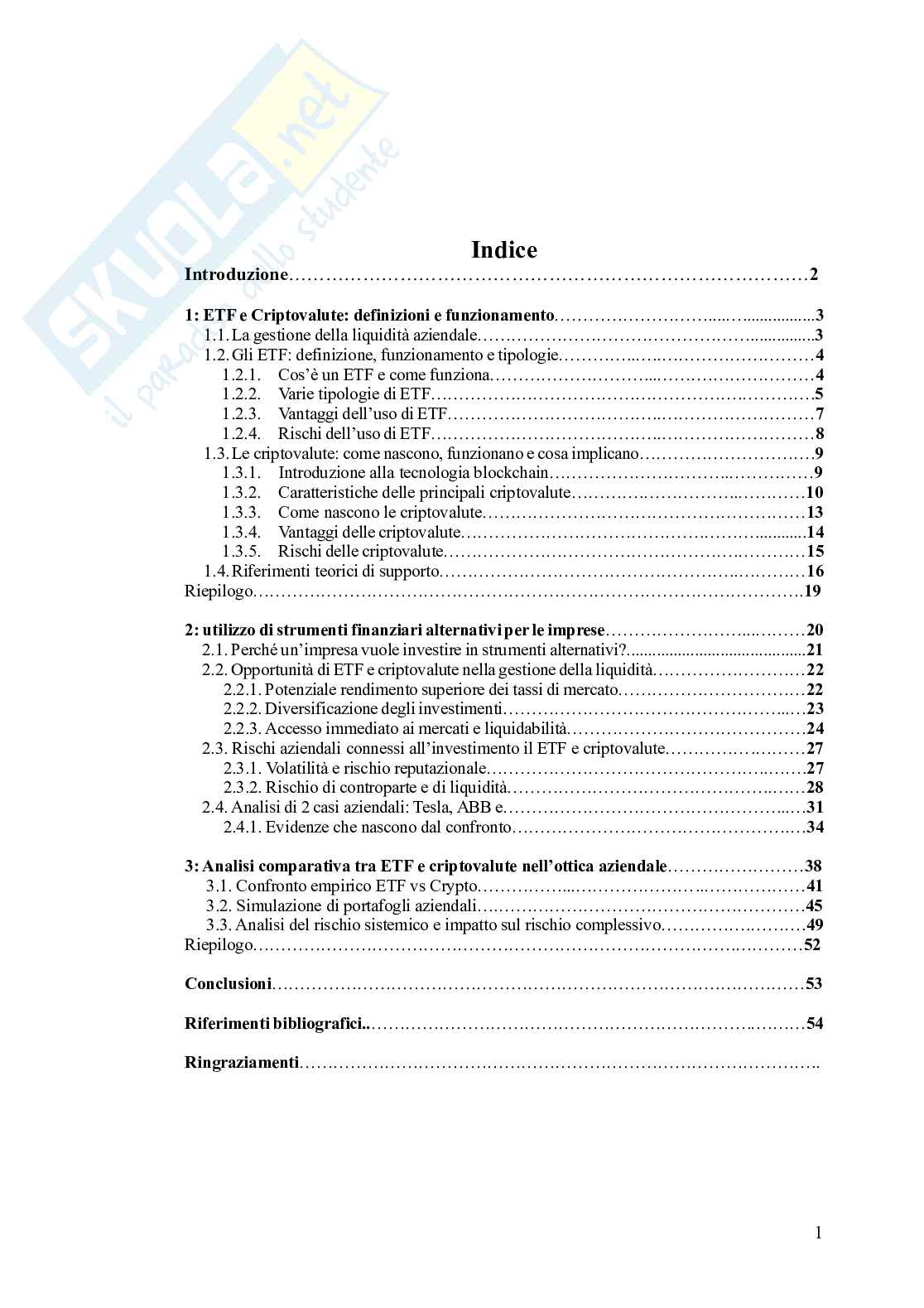 ETF vs criptovalute: metodi alternativi nell'allocazione della liquidità aziendale Pag. 2
