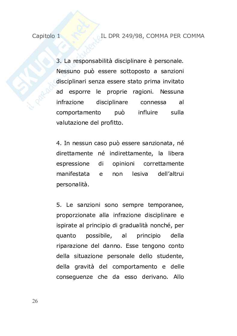 Diritti degli studenti della scuola superiore Pag. 26