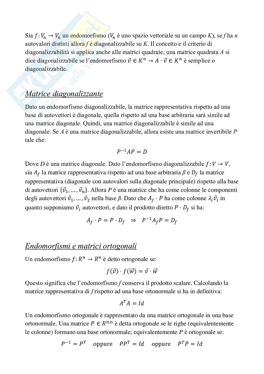 Appunti Algebra lineare e geometria Pag. 31