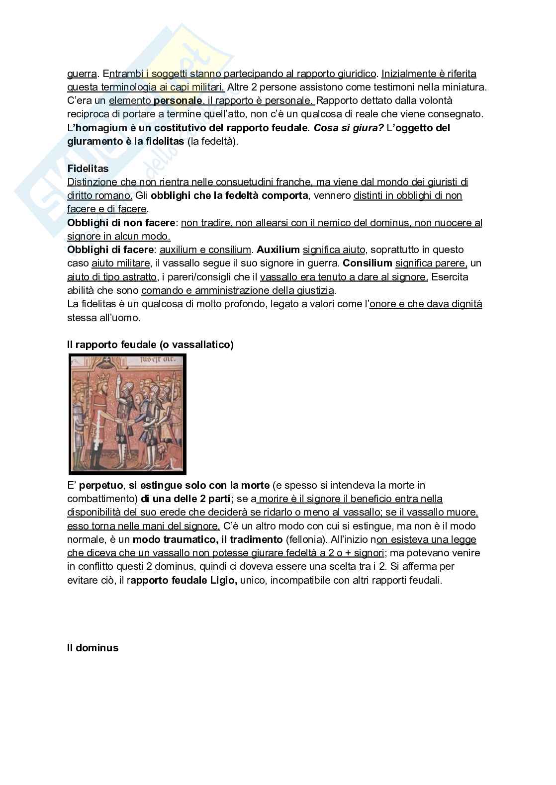 Riassunto esame Storia del diritto medievale e moderno, Prof. Tavilla Elio, libro consigliato Tempi del diritto, Tavilla Pag. 16