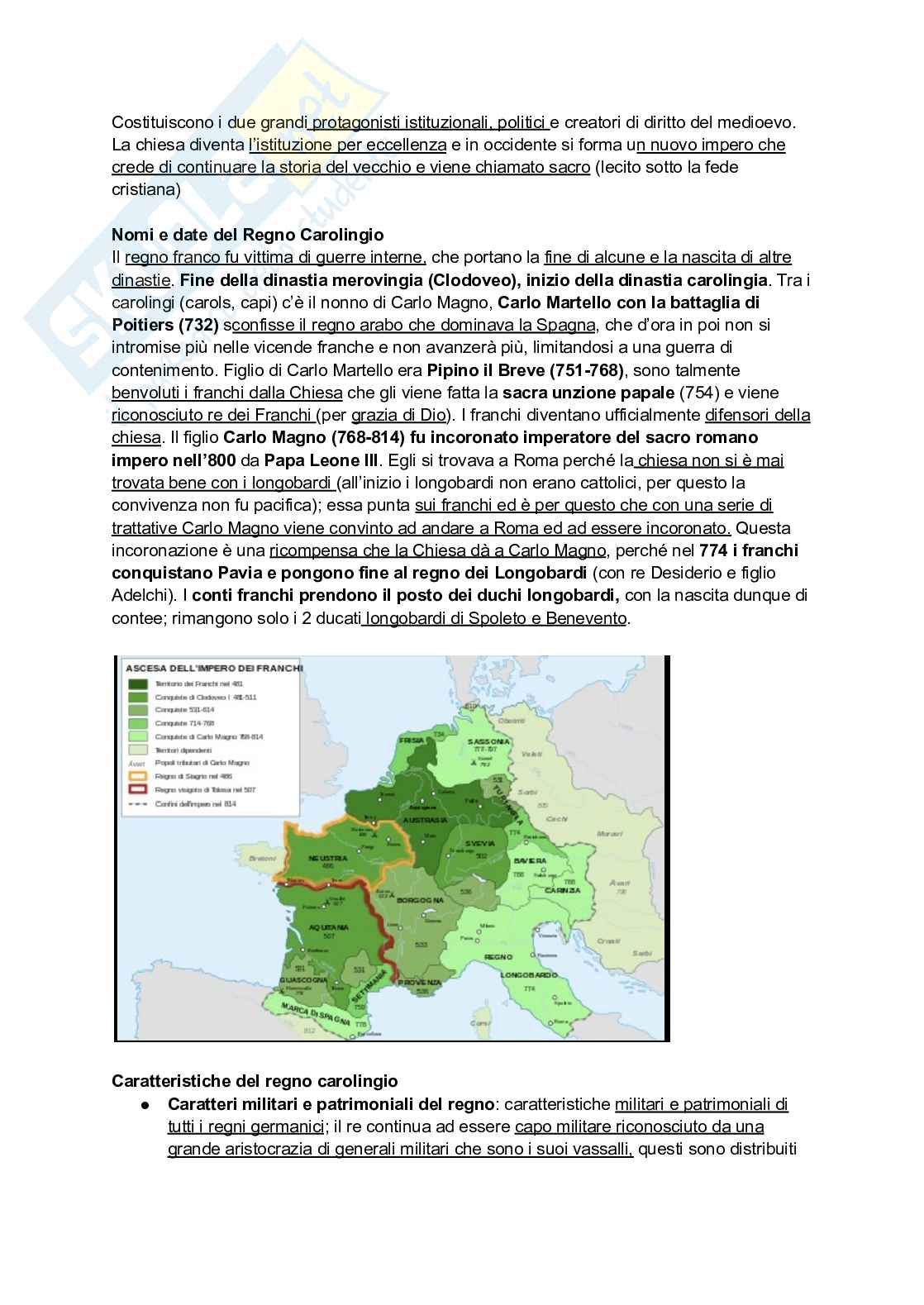 Riassunto esame Storia del diritto medievale e moderno, Prof. Tavilla Elio, libro consigliato Tempi del diritto, Tavilla Pag. 21