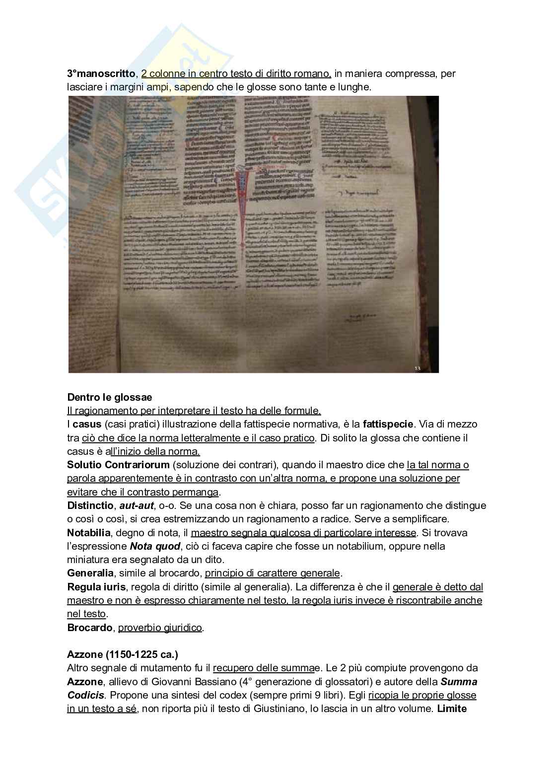 Riassunto esame Storia del diritto medievale e moderno, Prof. Tavilla Elio, libro consigliato Tempi del diritto, Tavilla Pag. 41
