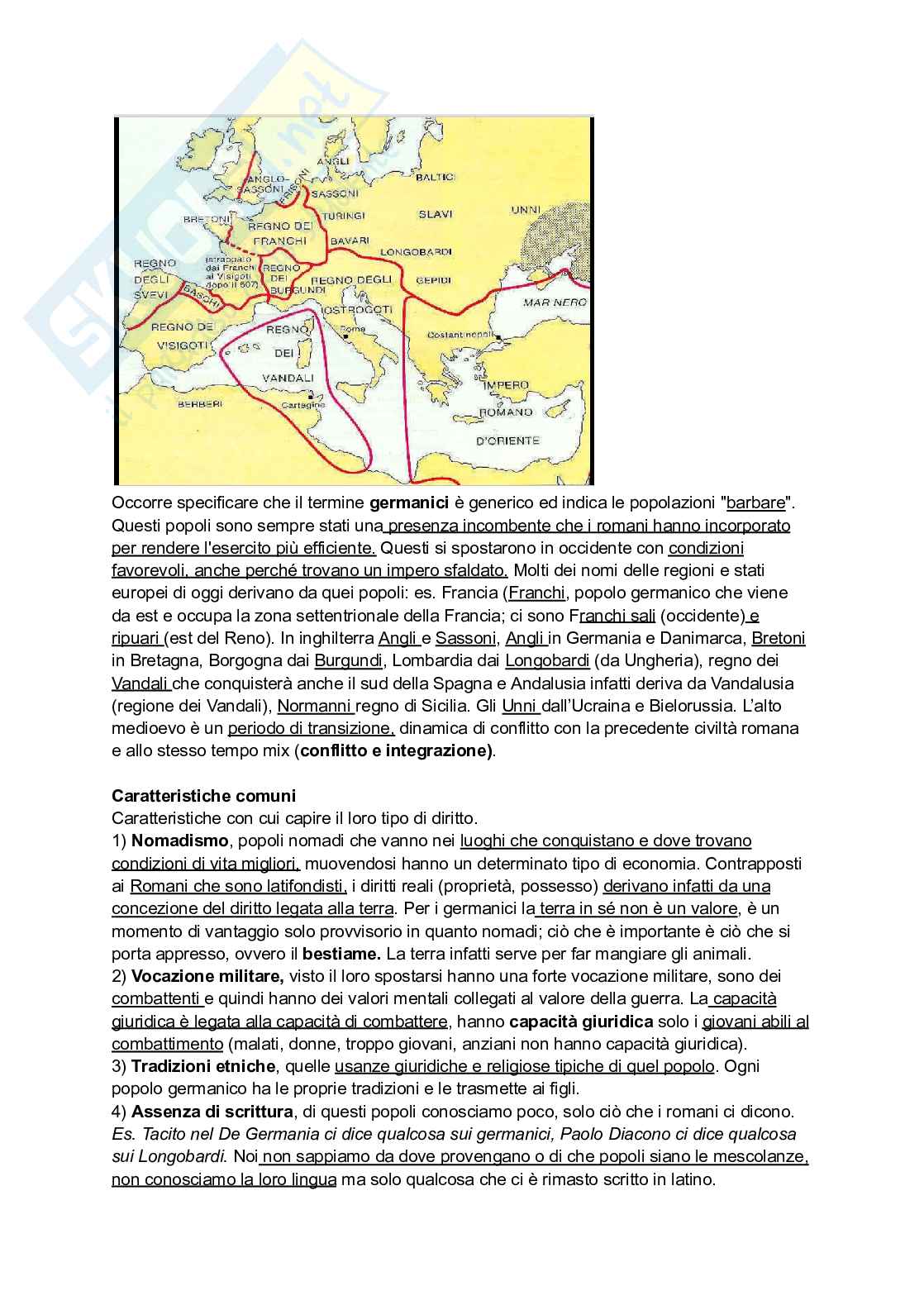 Riassunto esame Storia del diritto medievale e moderno, Prof. Tavilla Elio, libro consigliato Tempi del diritto, Tavilla Pag. 6