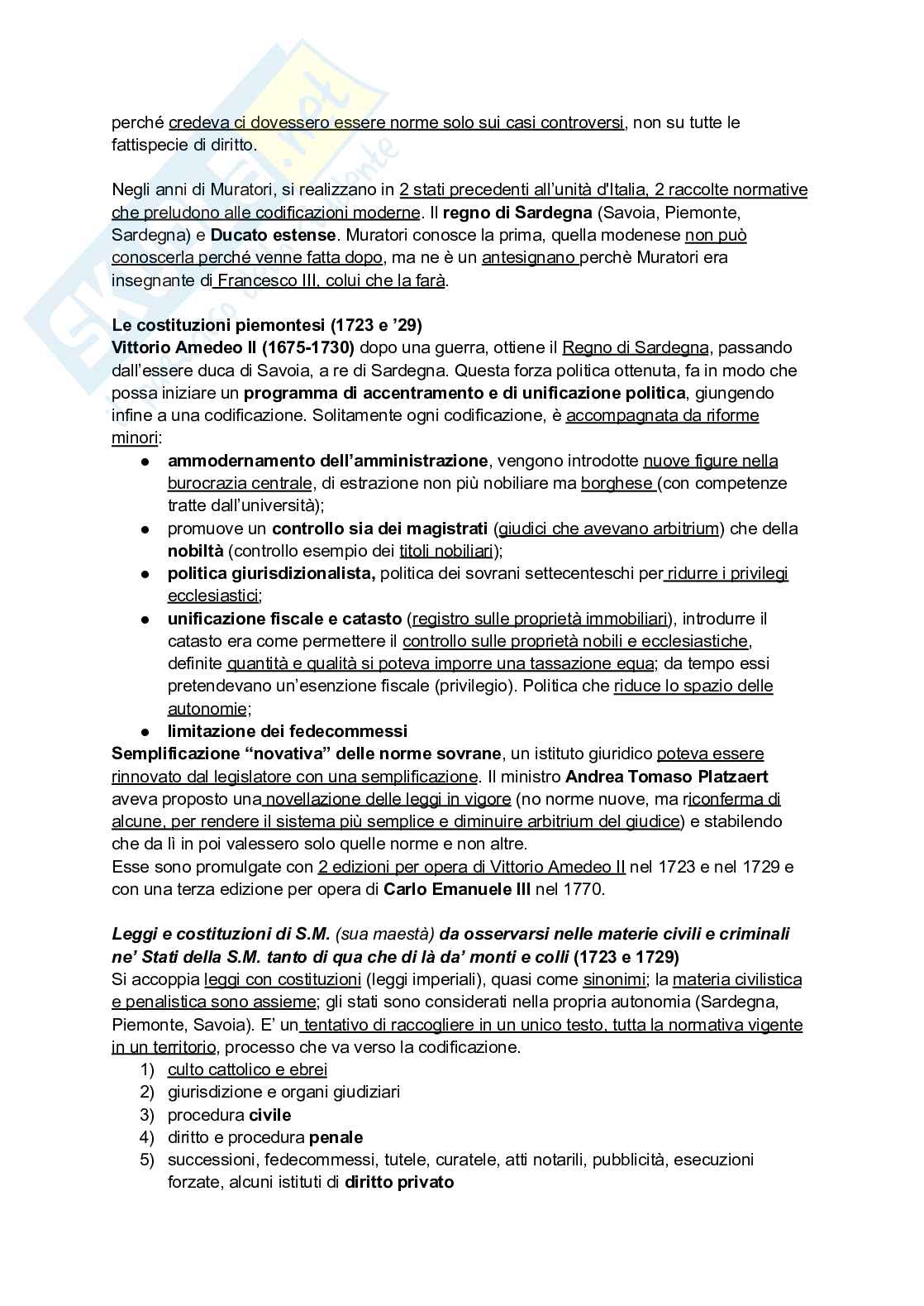 Riassunto esame Storia del diritto medievale e moderno, Prof. Tavilla Elio, libro consigliato Tempi del diritto, Tavilla Pag. 86