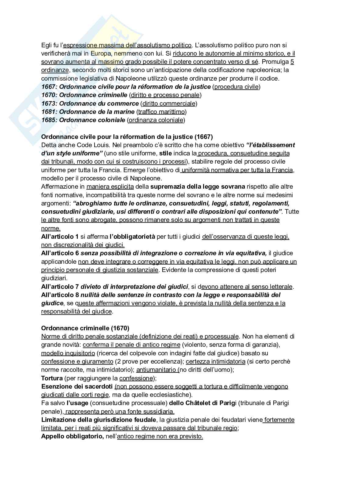 Riassunto esame Storia del diritto medievale e moderno, Prof. Tavilla Elio, libro consigliato Tempi del diritto, Tavilla Pag. 91