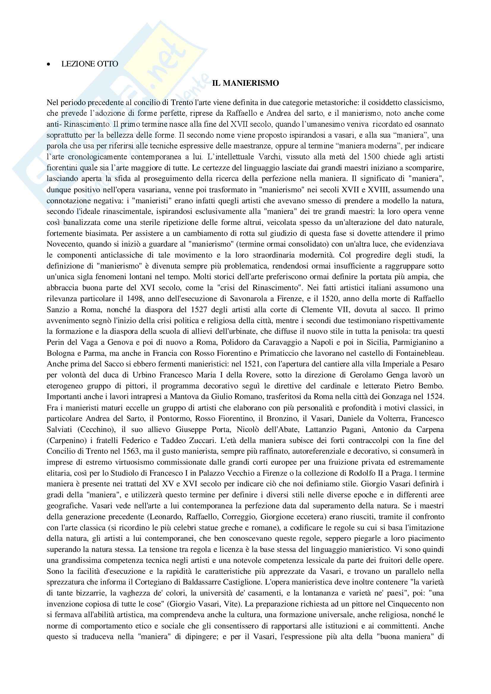 Parte 2, Storia dell'arte moderna Pag. 1