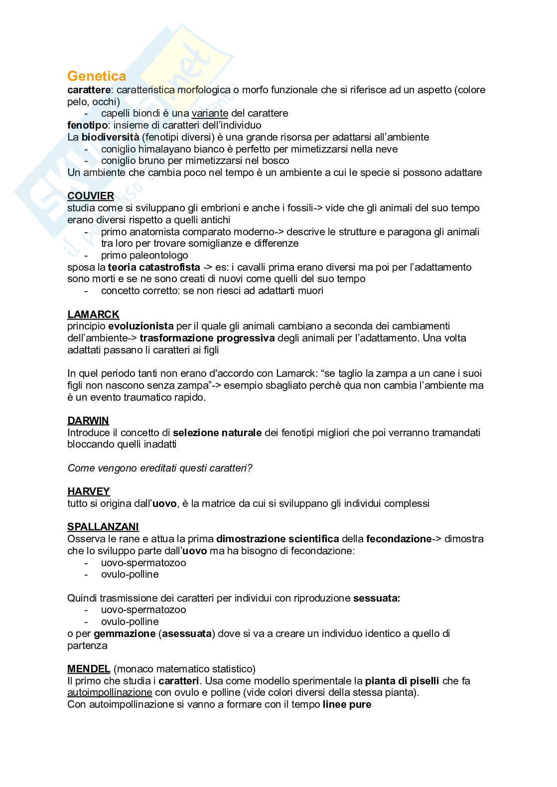 Appunti Biologia generale Pag. 6