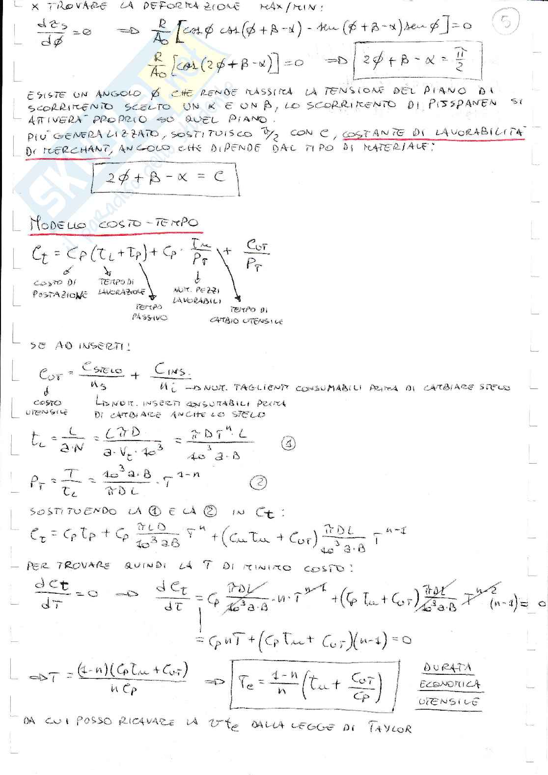 Tecnologia meccanica - dimostrazioni Pag. 16
