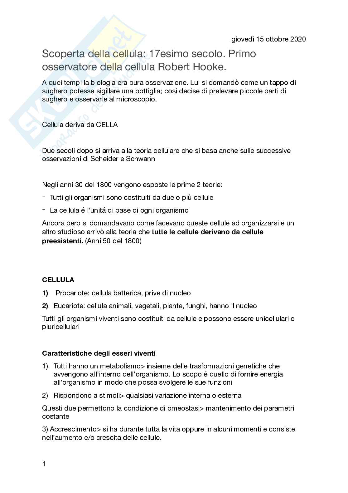 Biologia applicata Pag. 1