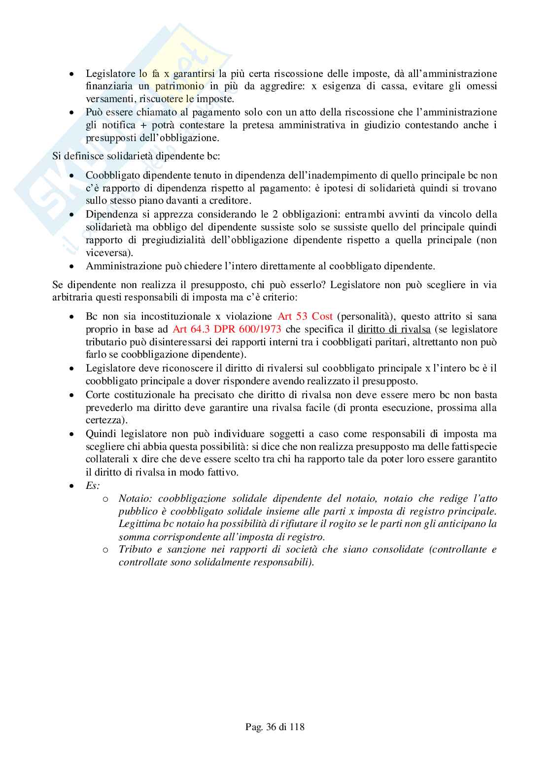 Diritto tributario Pag. 36