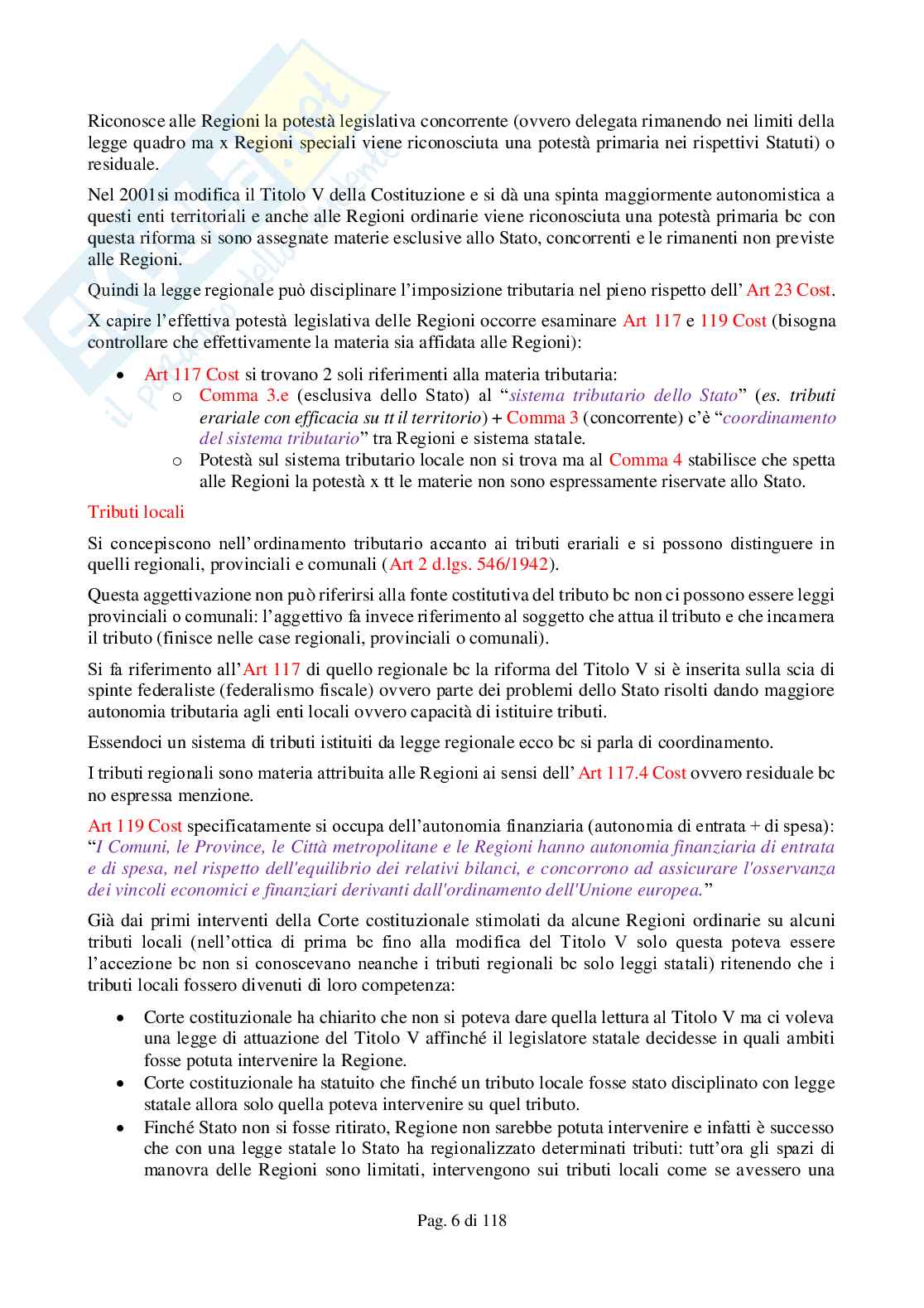Diritto tributario Pag. 6