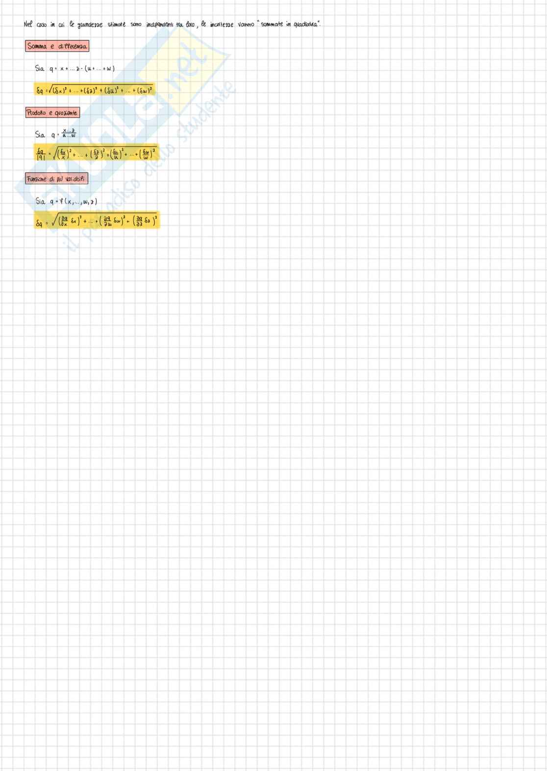 Fisica I, prima parte - Appunti Pag. 11