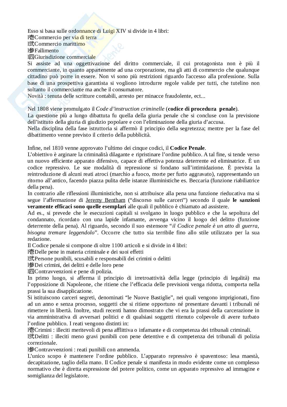 Storia Del Diritto Medievale E Moderno Riassunti