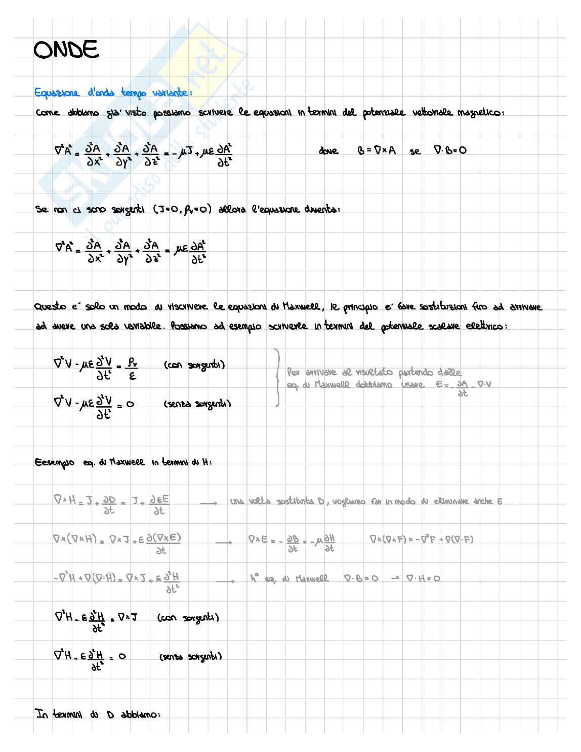 Appunti Campi elettromagnetici Pag. 11