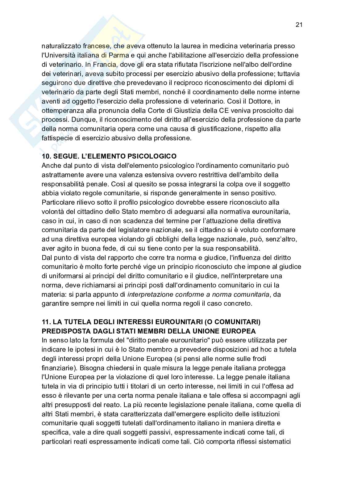 Riassunto esame Diritto penale, Prof. Preziosi Stefano, libro consigliato Le strutture del diritto penale, Fiorella Pag. 21