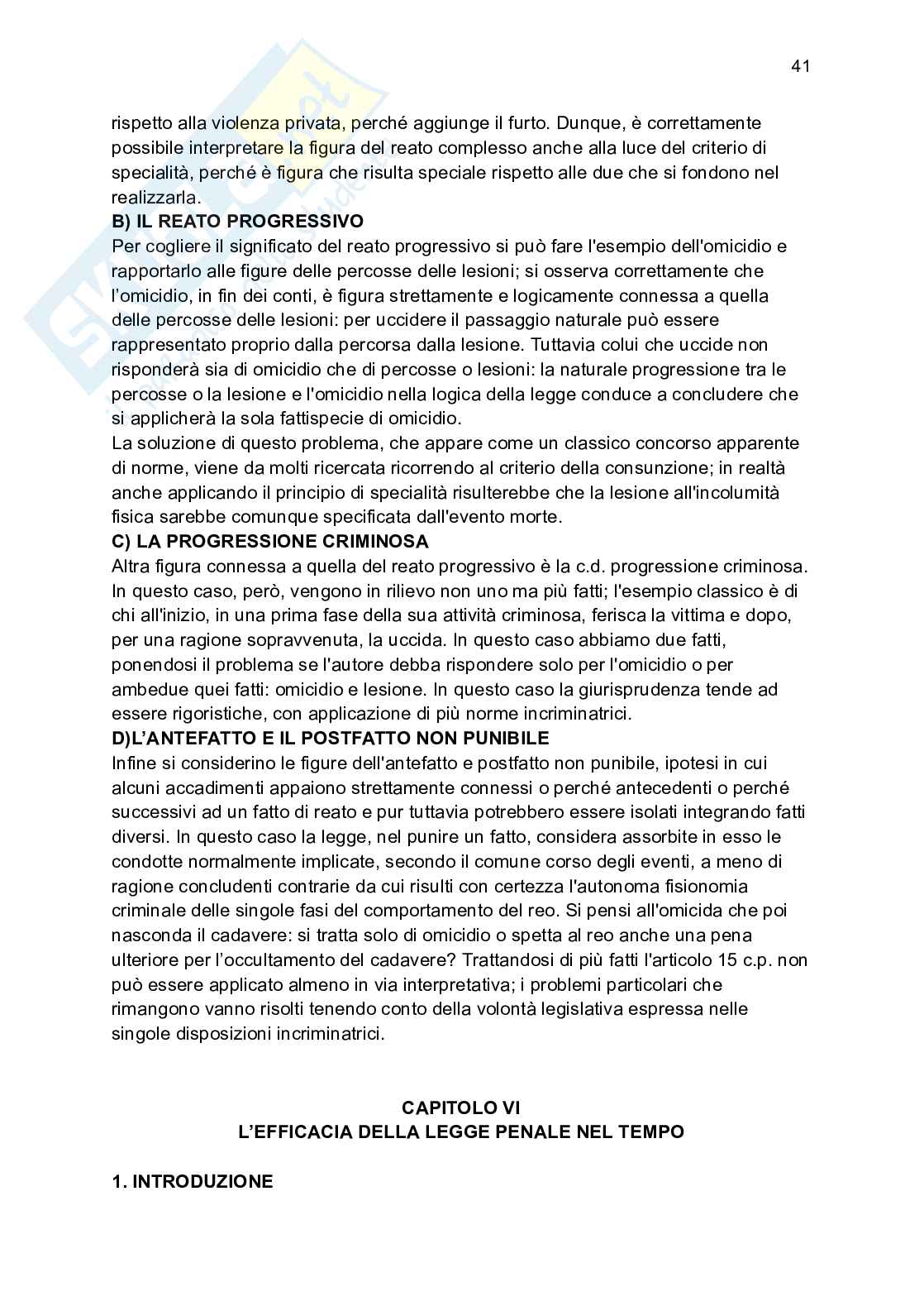Riassunto esame Diritto penale, Prof. Preziosi Stefano, libro consigliato Le strutture del diritto penale, Fiorella Pag. 41