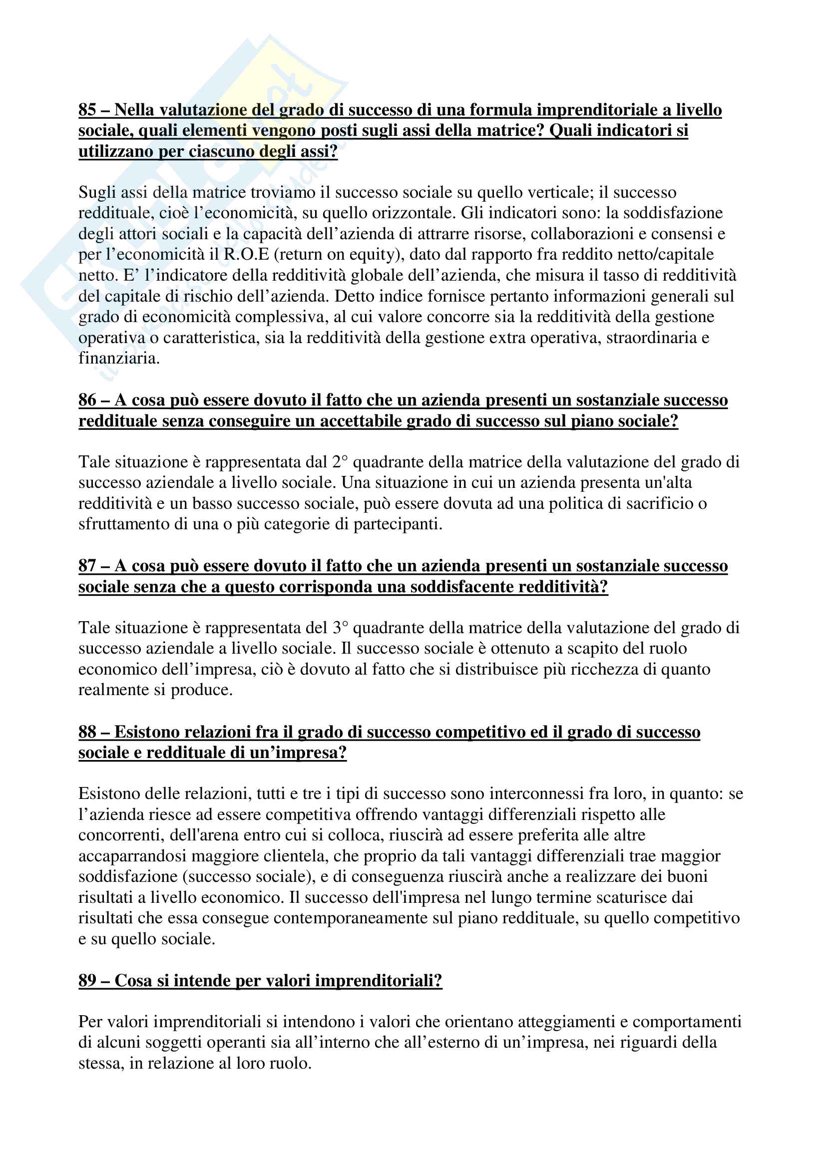 Domande e risposte Pag. 21
