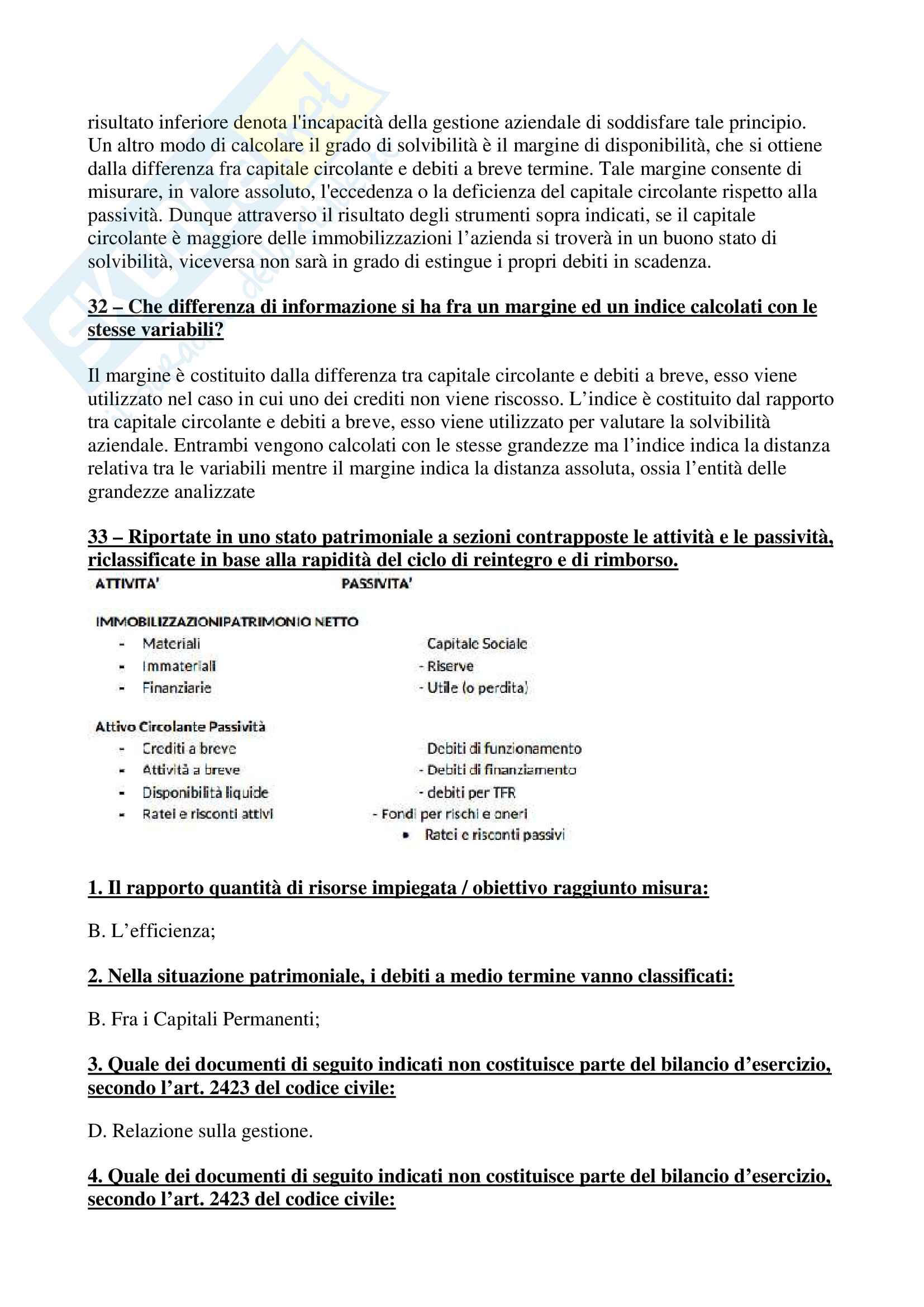 Domande e risposte Pag. 36