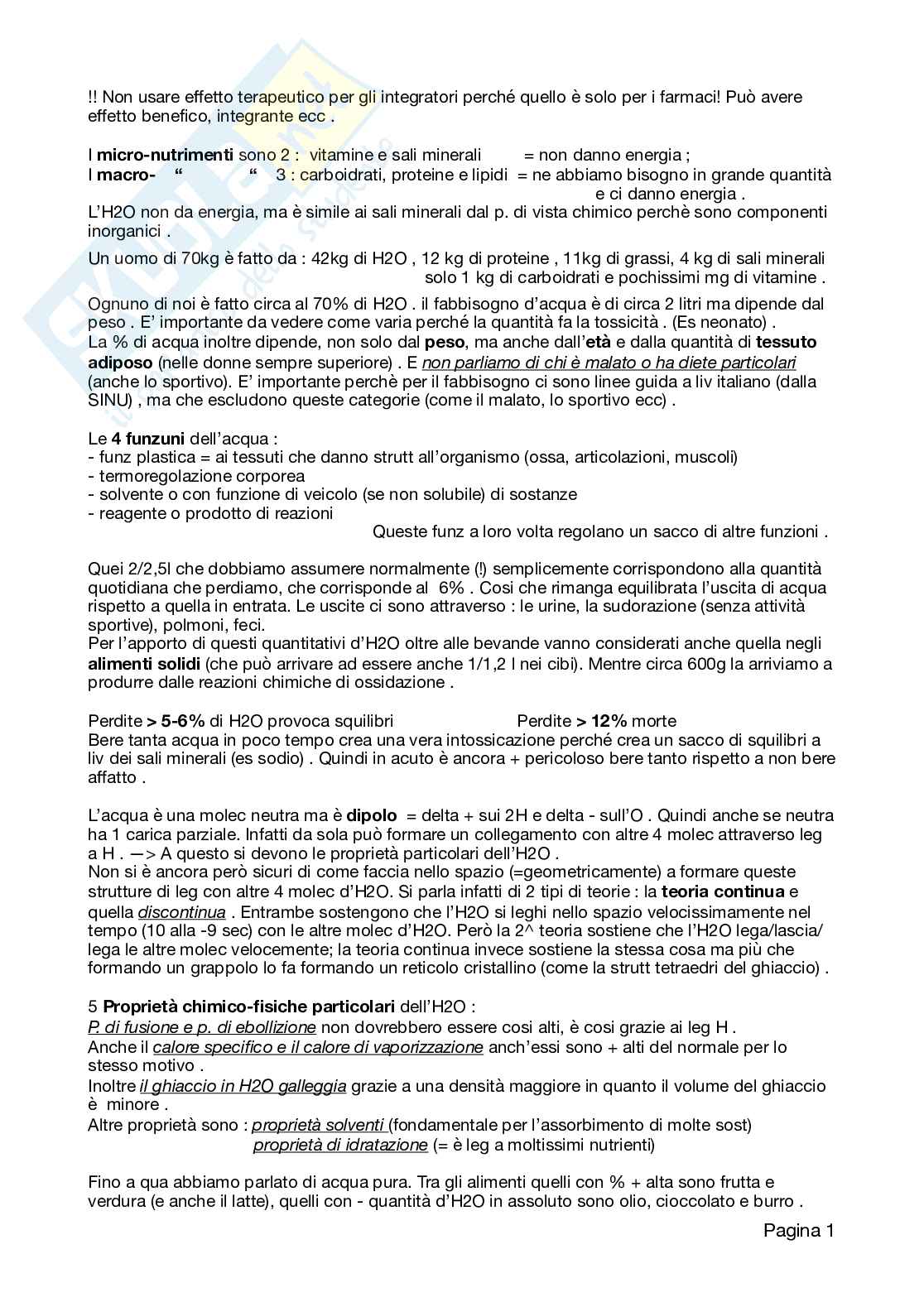 Appunti Neutraceutica, 2026 aggiornati Pag. 1