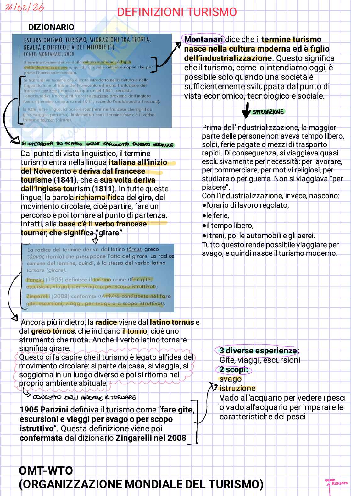 Geografia del turismo Pag. 1