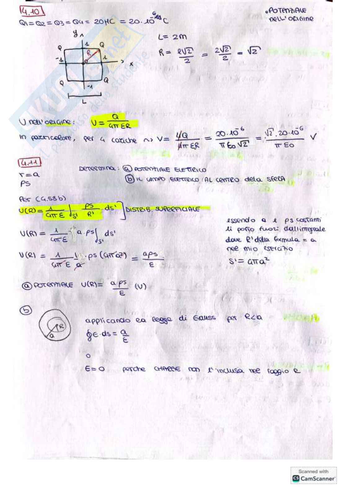 Esercizi\prove d'esame svolte di Fondamenti di elettromagnetismo Pag. 11
