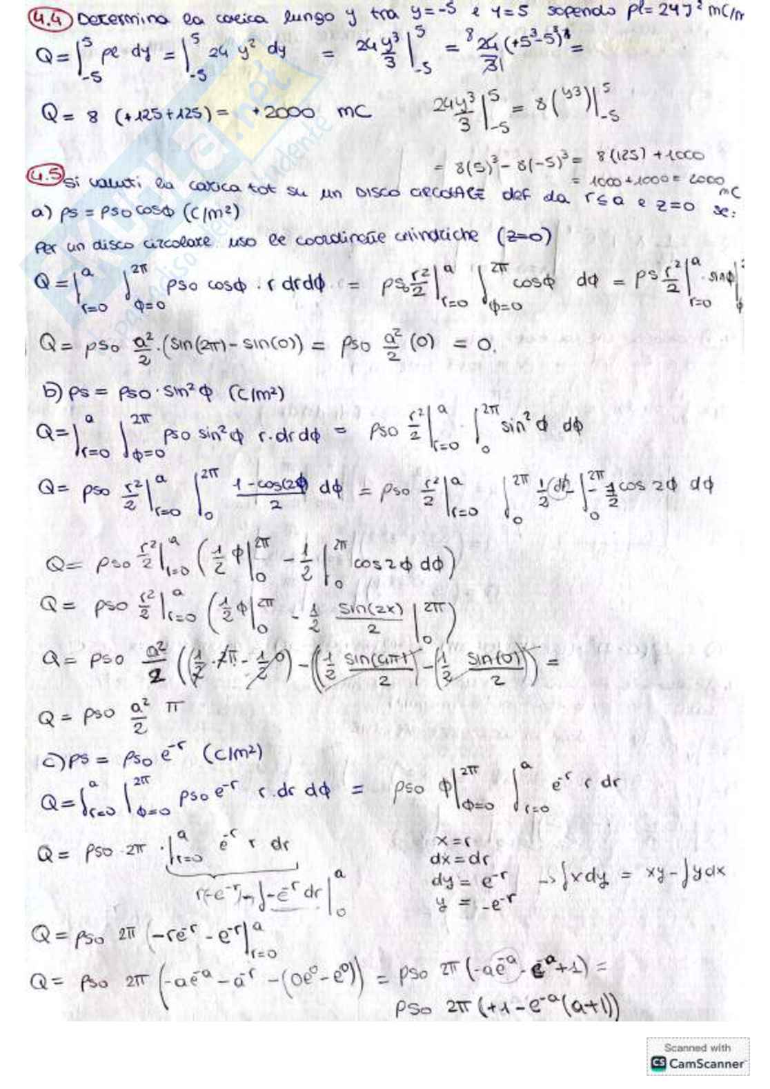 Esercizi\prove d'esame svolte di Fondamenti di elettromagnetismo Pag. 16