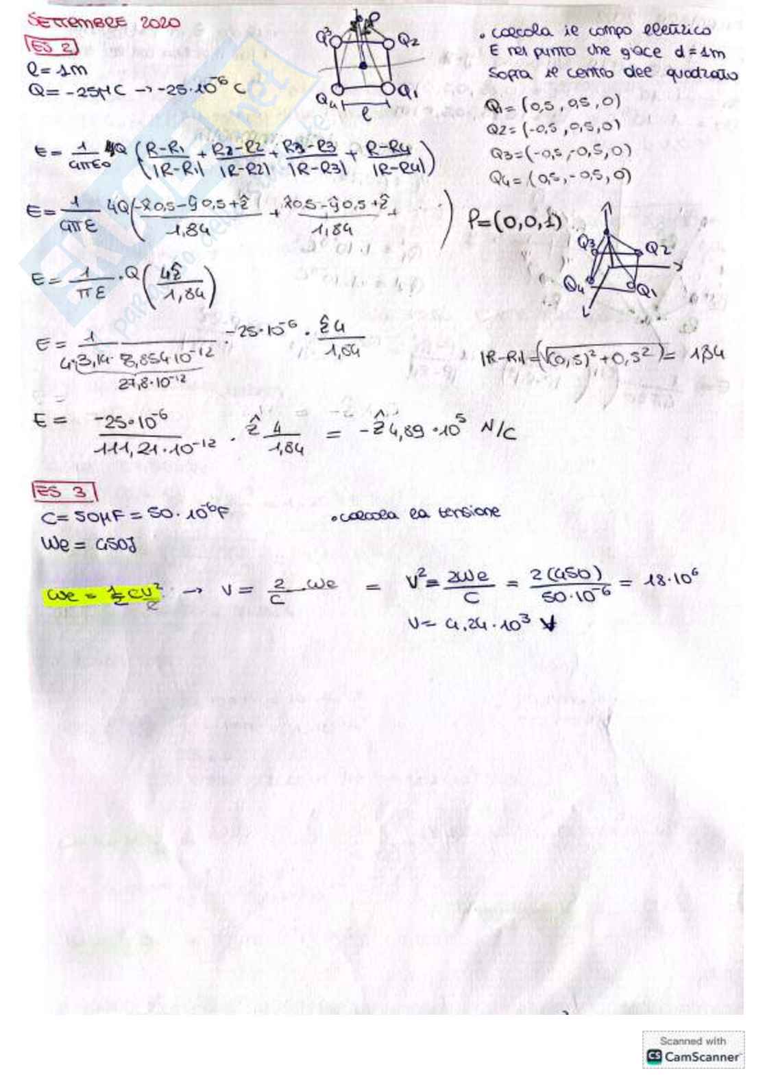 Esercizi\prove d'esame svolte di Fondamenti di elettromagnetismo Pag. 31