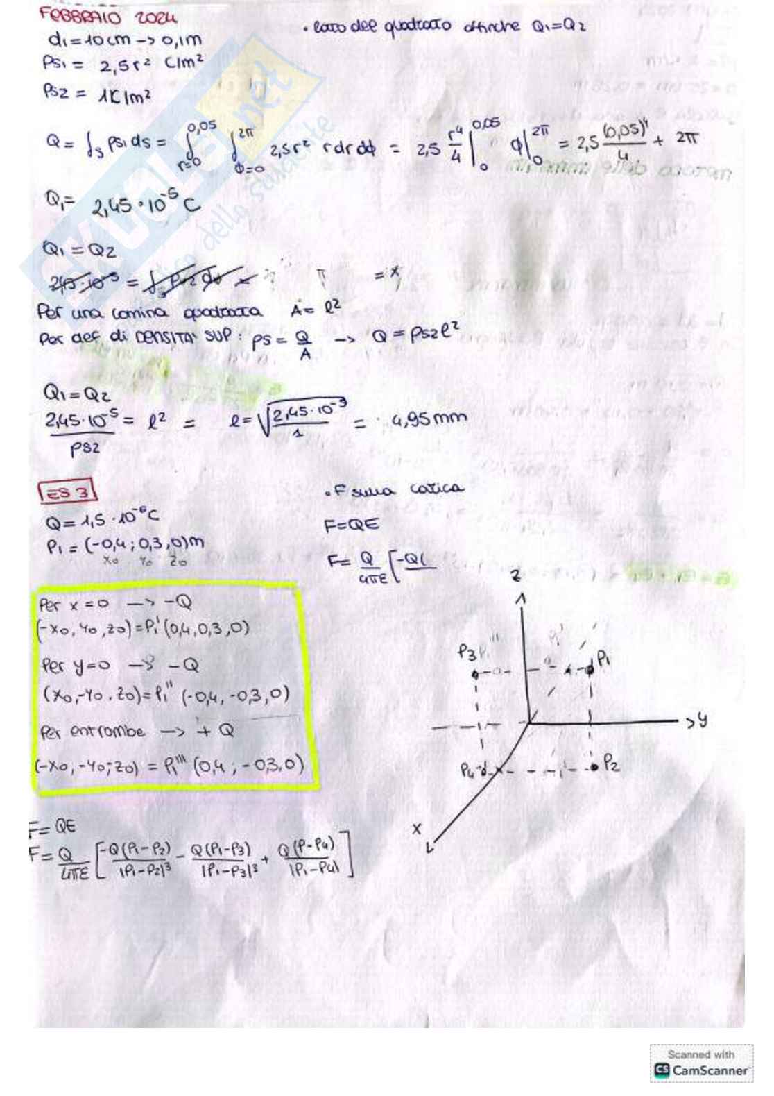Esercizi\prove d'esame svolte di Fondamenti di elettromagnetismo Pag. 41