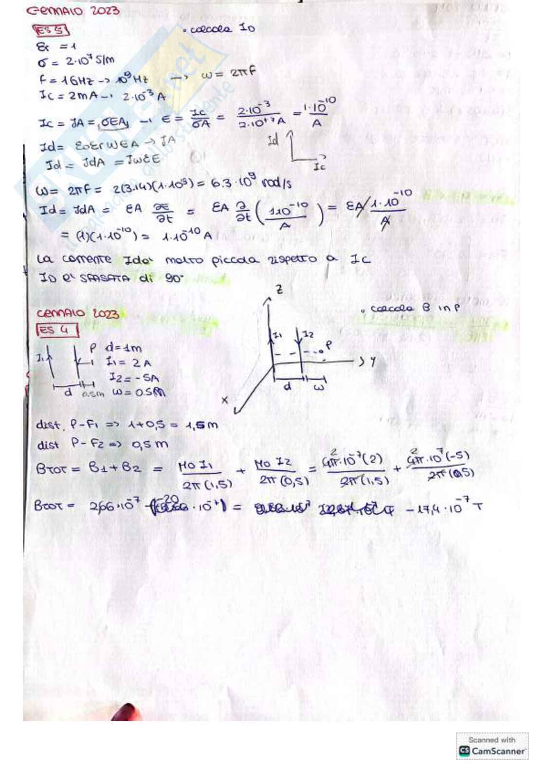 Esercizi\prove d'esame svolte di Fondamenti di elettromagnetismo Pag. 56