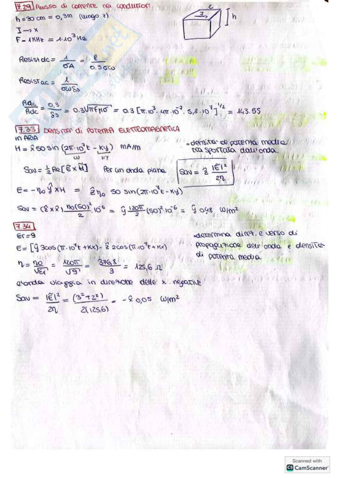 Esercizi\prove d'esame svolte di Fondamenti di elettromagnetismo Pag. 6