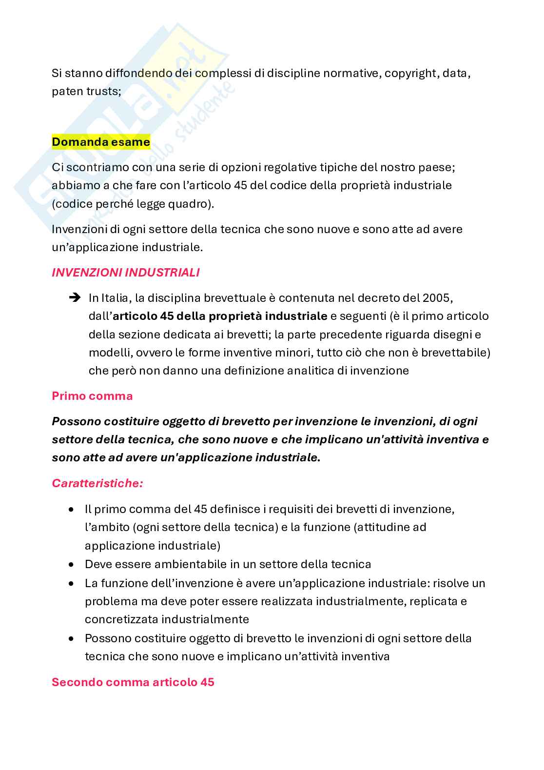 Diritto industriale   Pag. 2