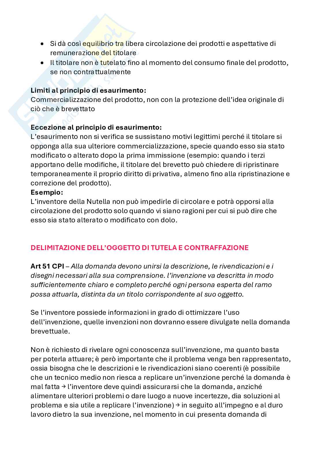Diritto industriale   Pag. 21