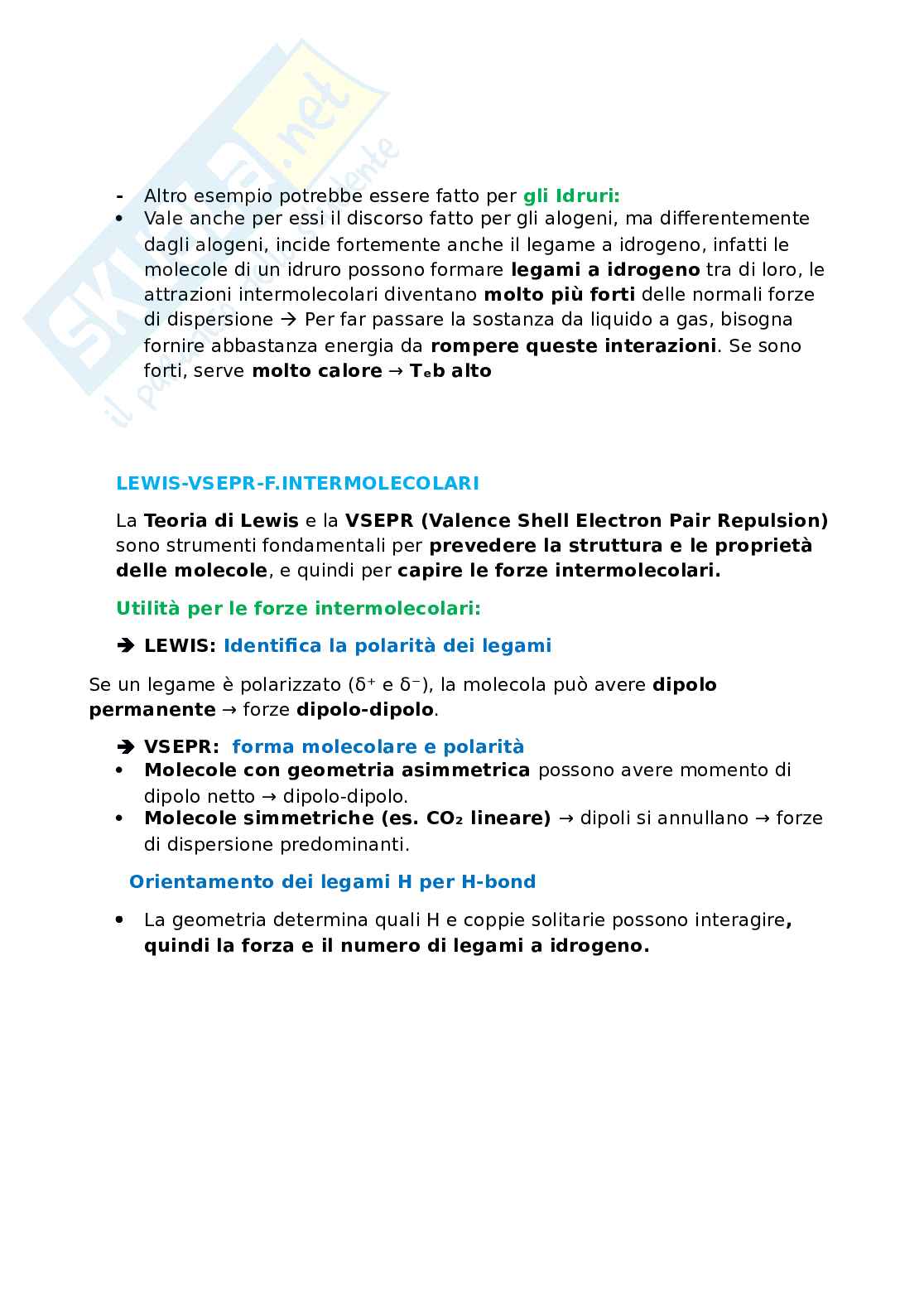 Forze intermolecolari Pag. 6