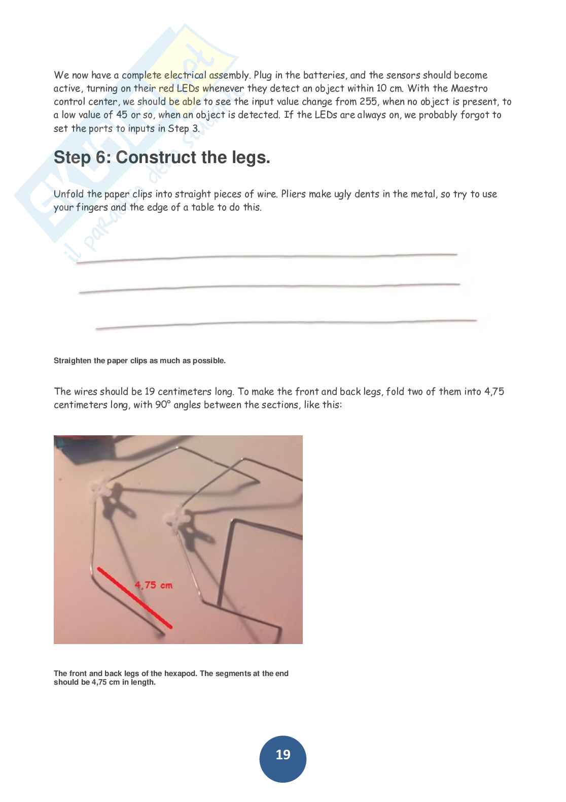 Peter the hexapod - Tesina per tecnico industriale Pag. 36