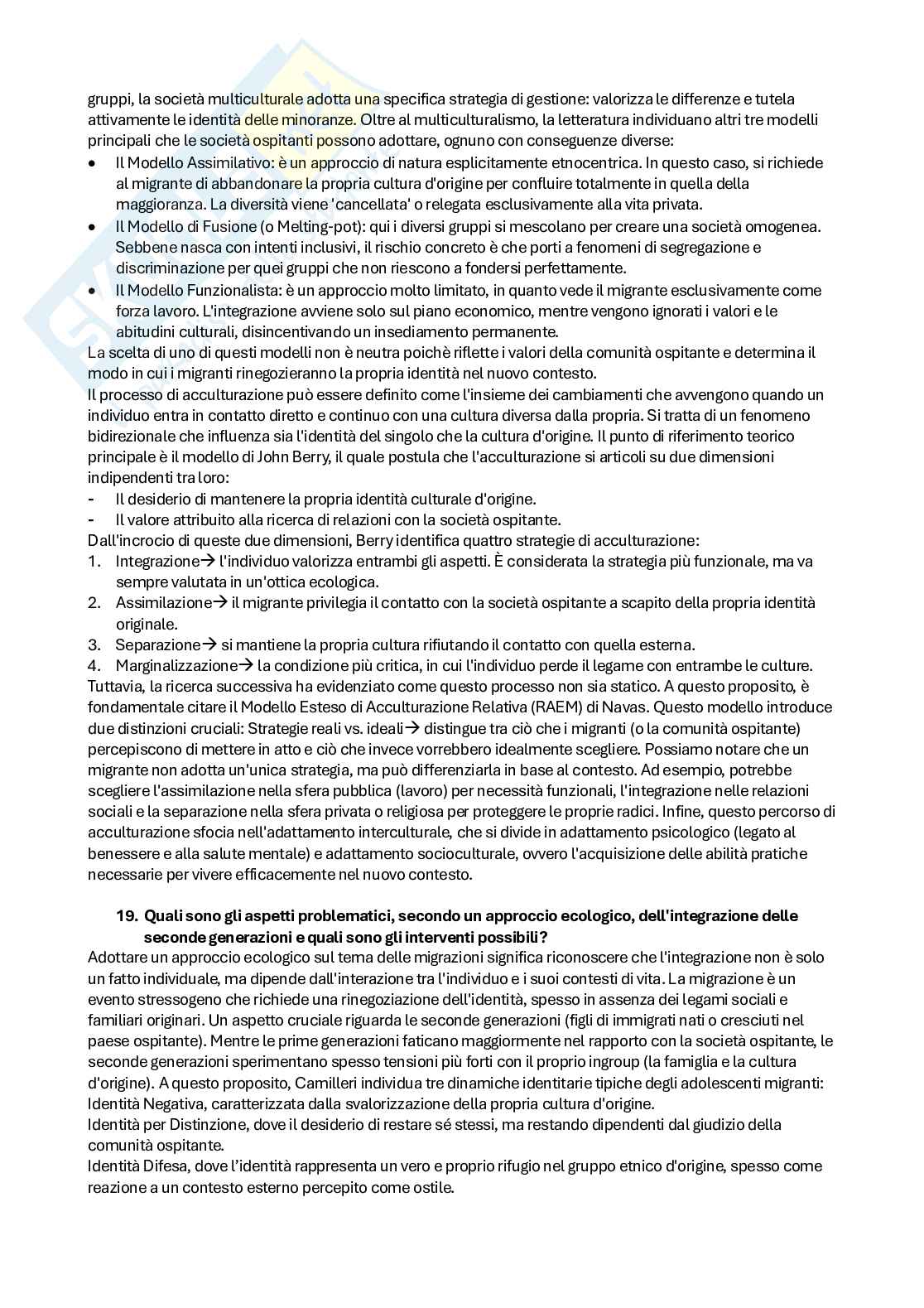 Prove d'esame di Metodi e tecniche d’intervento in psicologia di comunità Pag. 36