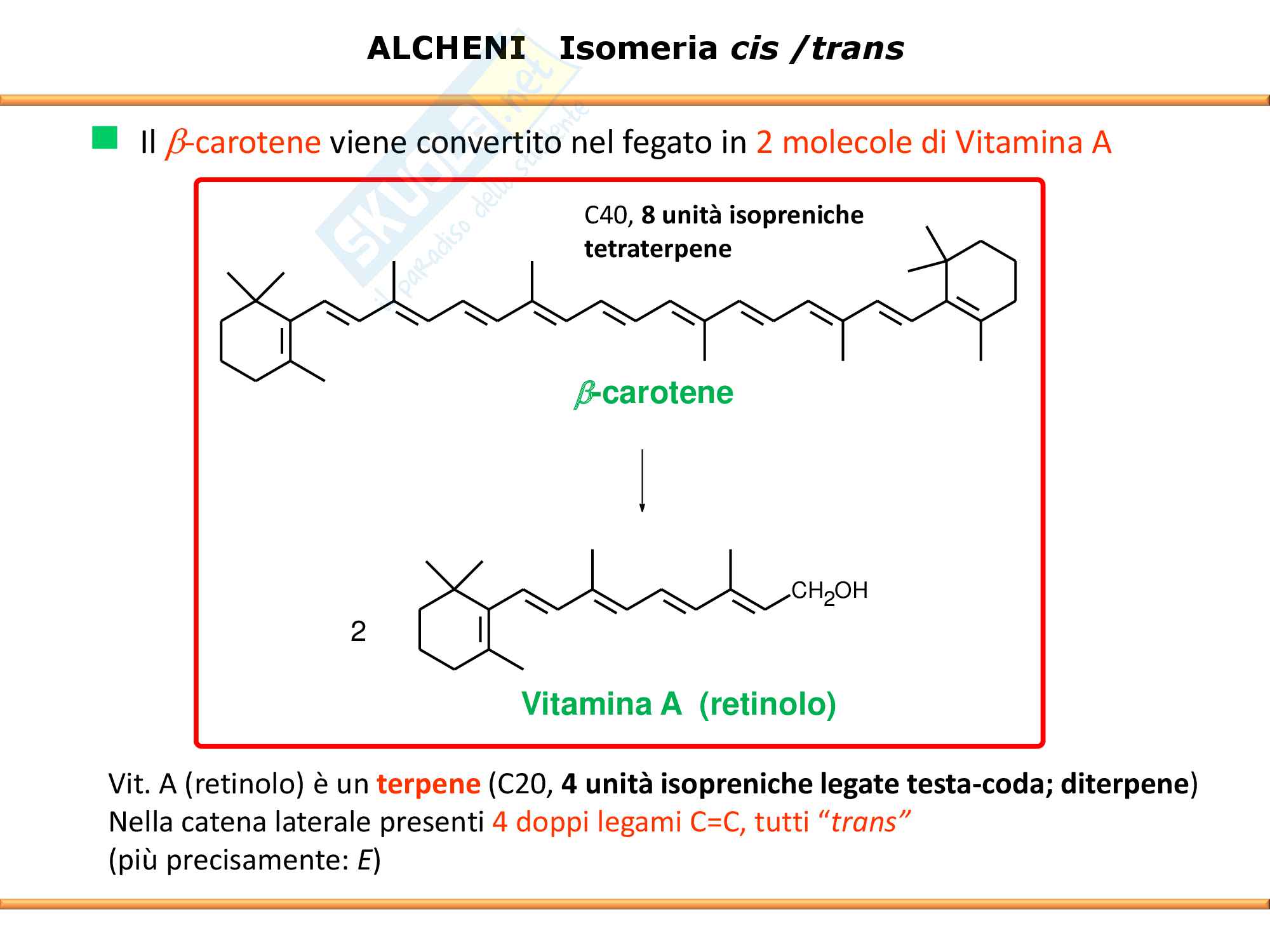 Chimica Organica: Alcheni e Alchini Pag. 31