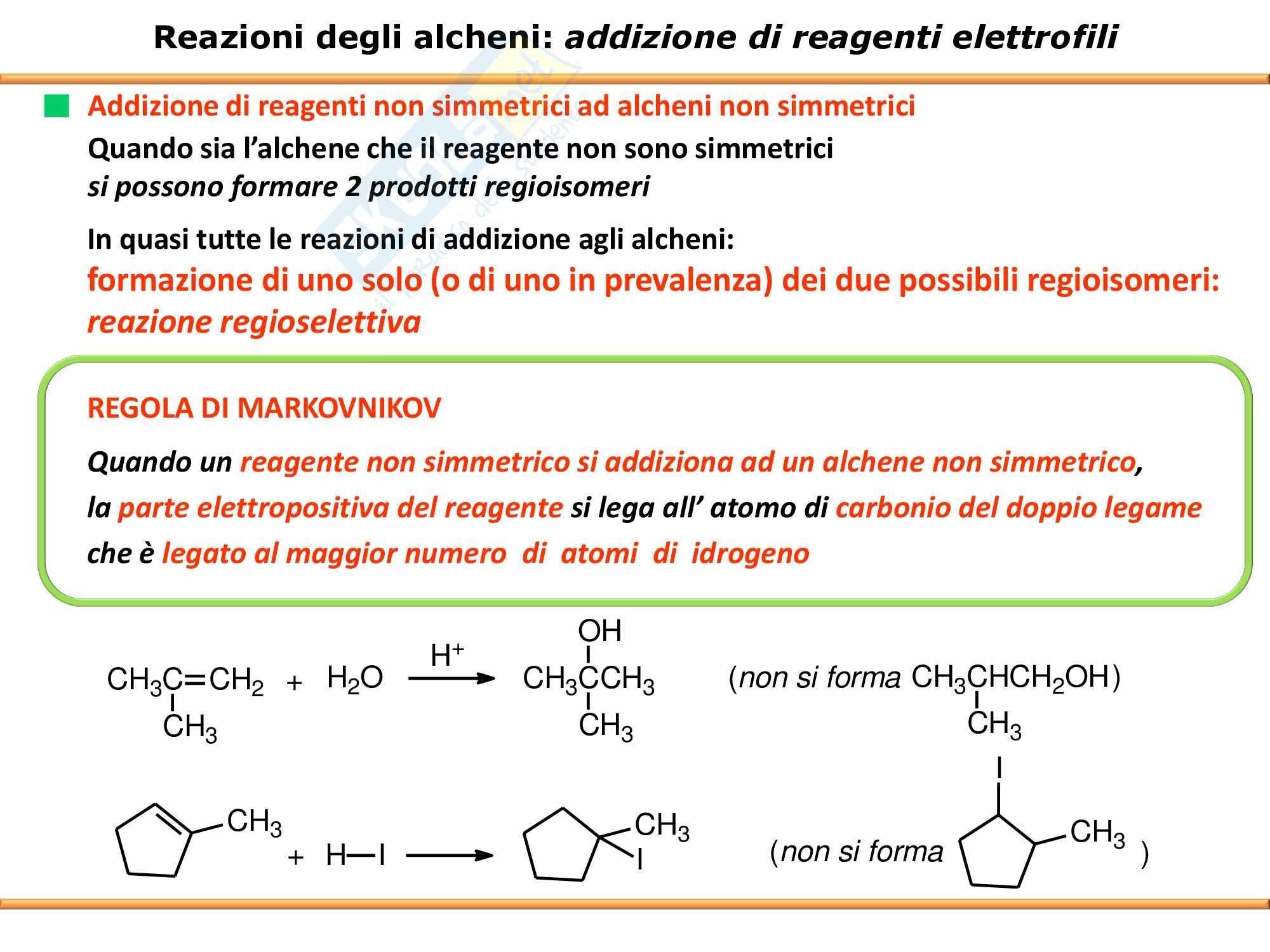 Chimica Organica: Alcheni e Alchini Pag. 46
