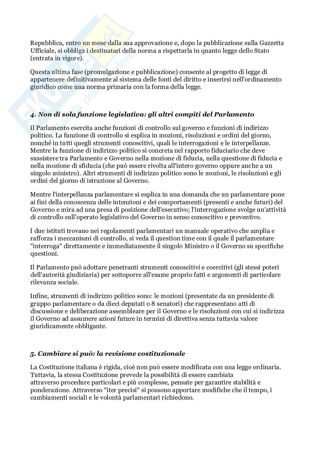 Parlamento, Governo e Presidente della repubblica Pag. 6