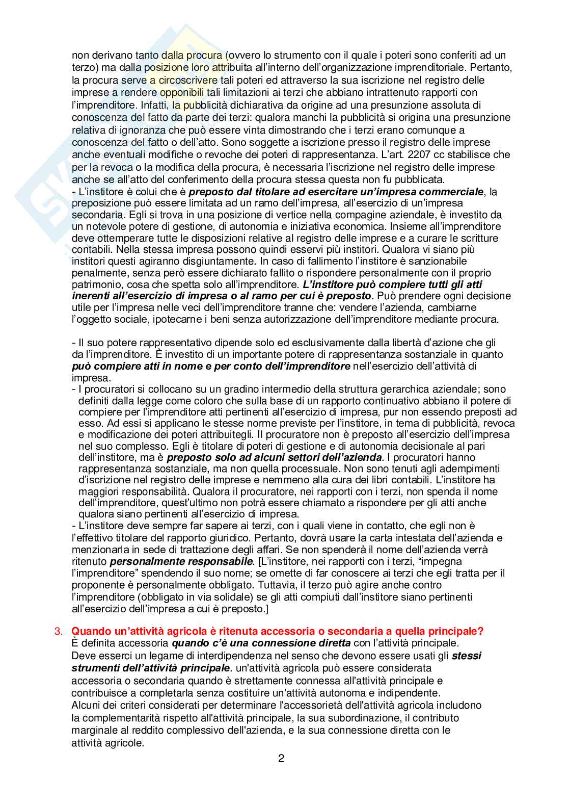 Domande orale Diritto commerciale  Pag. 2