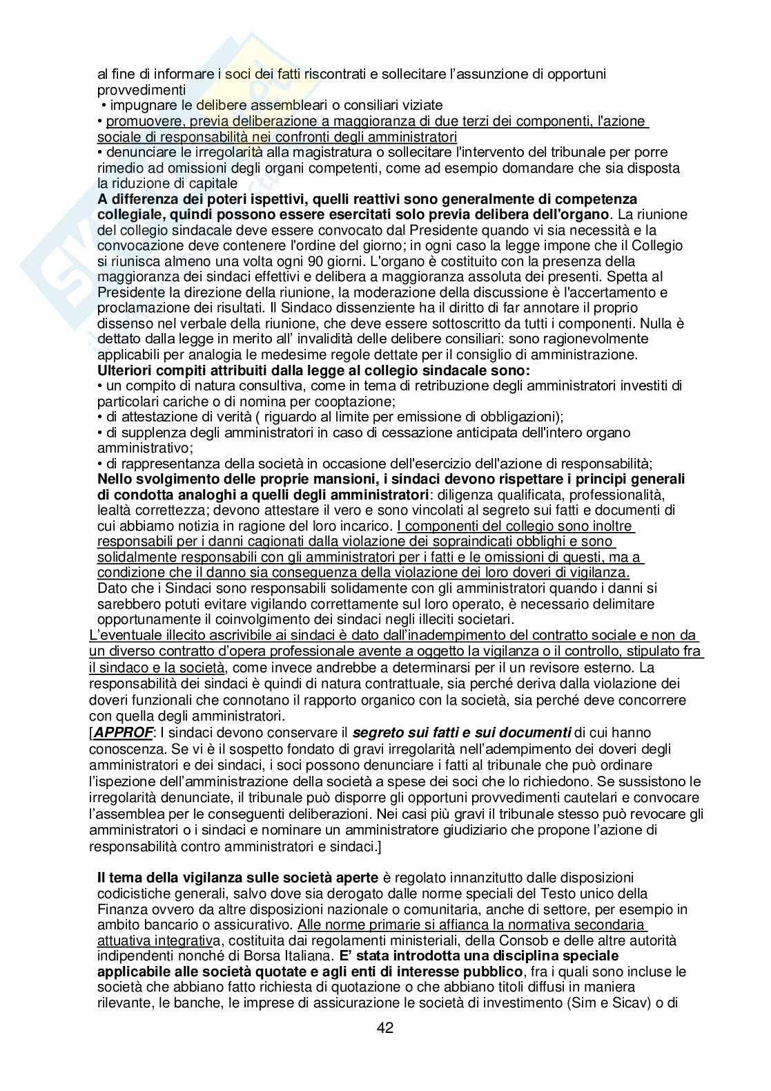 Domande orale Diritto commerciale  Pag. 41