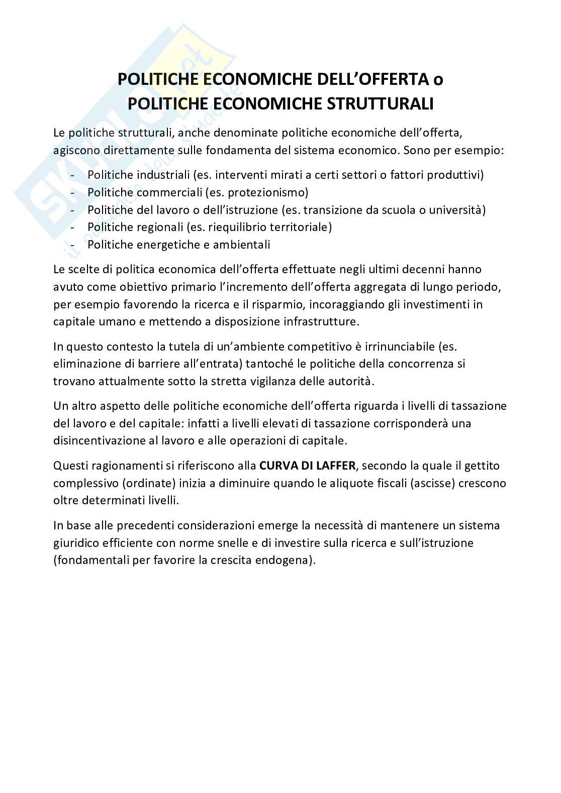 Appunti di Politica economica Pag. 41