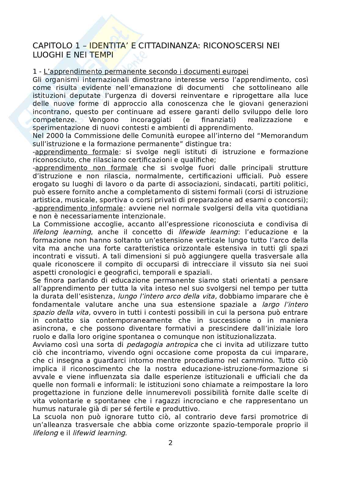 Riassunto esame Didattica generale e disturbi specifici dell'apprendimento, Prof. Mannucci Andrea, libro consigliato A regola d'arte, Donatella Fantozzi Pag. 2
