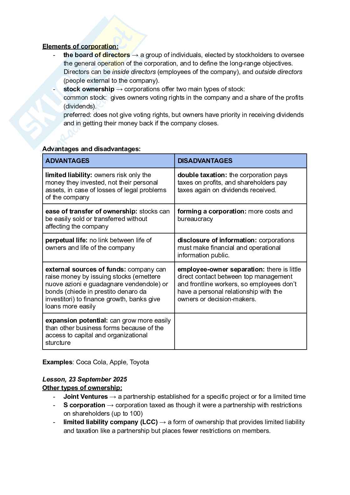 Appunti esame Management and principles of accounting Pag. 16
